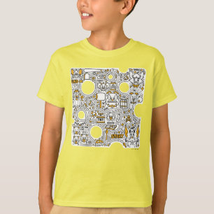 トムとジェリー・ドードル・アート Tシャツ