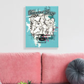 トムとジェリー・ハリウッドCA キャンバスプリント (インサイチュ (リビング))