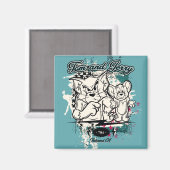 トムとジェリー・ハリウッドCA マグネット (正面/裏面)