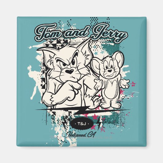 トムとジェリー・ハリウッドCA マグネット (正面)