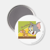 トムとジェリー・ハンナ・バルベラのロゴ マグネット (正面/裏面)