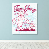 トムとジェリー・ブローク キャンバスプリント (インサイチュ (ウッドフロア))