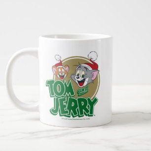 トムとジェリー·ホリデー·ロゴ ジャンボコーヒーマグカップ