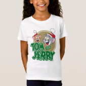 トムとジェリー・ホリデー・ロゴ Tシャツ (正面)