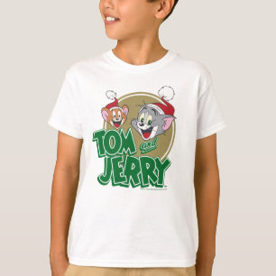 トムとジェリー·ホリデー·ロゴ Tシャツ
