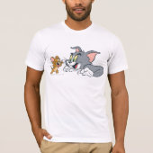 トムとジェリー・メイクの顔 Tシャツ (正面)