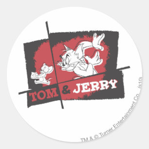 トムとジェリー・レッドとブラック ラウンドシール