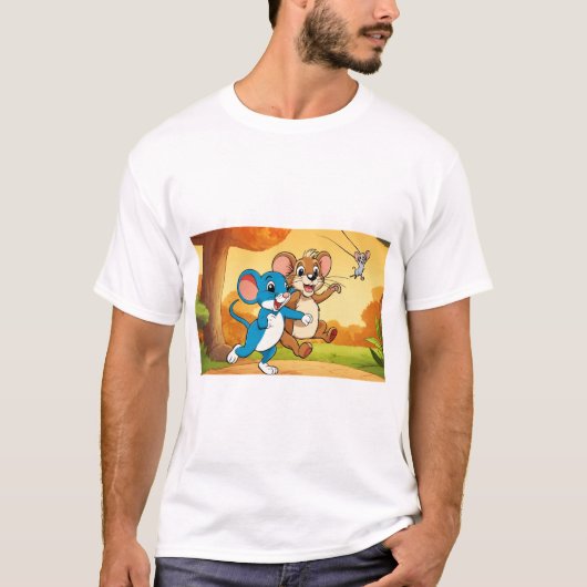 トムとジェリー:世紀の追跡 Tシャツ (正面)