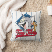 トムとジェリー TomとJerry On Baseball Diamond クッション (ブランケット)