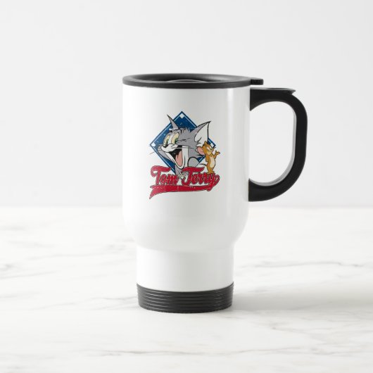 トムとジェリー TomとJerry On Baseball Diamond トラベルマグ (右)