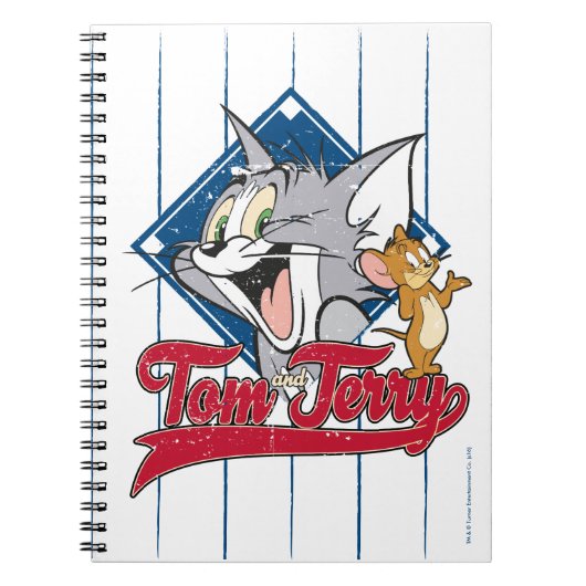 トムとジェリー TomとJerry On Baseball Diamond ノートブック (正面)