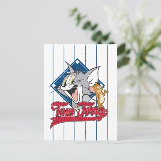 トムとジェリー TomとJerry On Baseball Diamond ポストカード (スタンド正面)