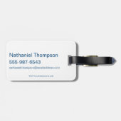 トムとジェリー TomとJerry On Baseball Diamond ラゲッジタグ (裏面横)