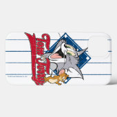 トムとジェリー TomとJerry On Baseball Diamond Case-Mate iPhoneケース (裏面 (横))