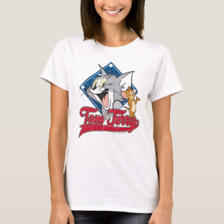 トムとジェリー TomとJerry On Baseball Diamond Tシャツ