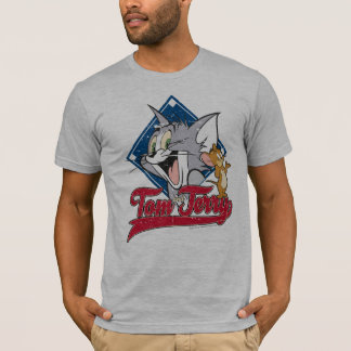 トムとジェリー TomとJerry On Baseball Diamond Tシャツ