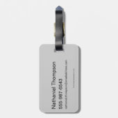 トムとジェリー Tom Says Nope ラゲッジタグ (裏面縦)