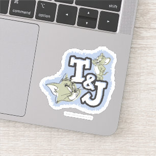トムとジェリーT&Jのロゴ シール
