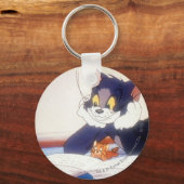 トムとジェリ読ーの本 キーホルダー (正面)