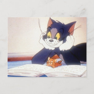 トムとジェリ読ーの本 ポストカード