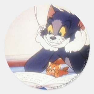 トムとジェリ読ーの本 ラウンドシール