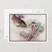 トムとマスby Warwick Goble ポストカード (正面/裏面)