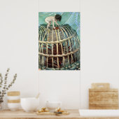 トムとロブスターby Jessie Willcox Smith ポスター (キッチン)