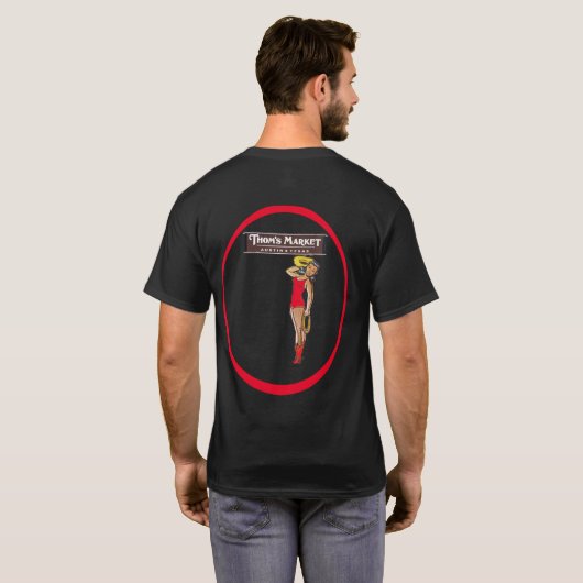トムのマーケット Tシャツ (裏面フル)