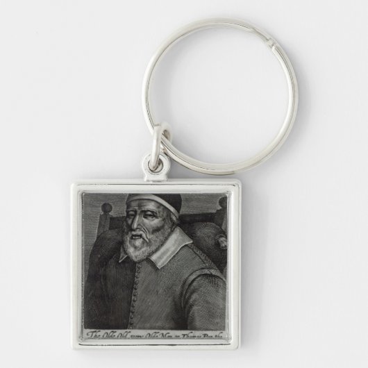 トムの古いサケの幼魚1635年 キーホルダー (正面)