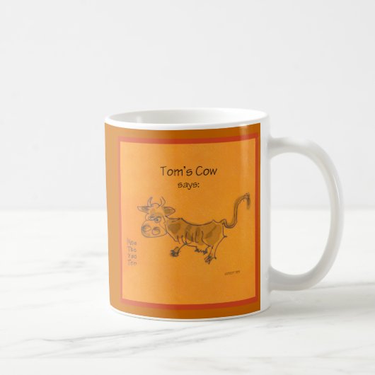 トムの牛コーヒー・マグ コーヒーマグカップ (右)