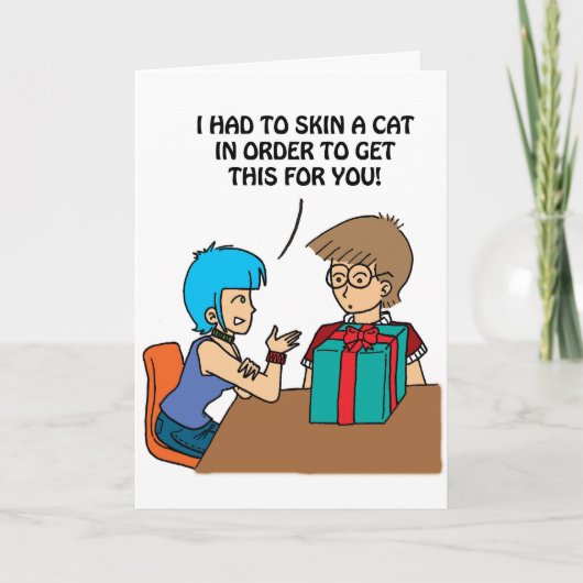 トムの男の子のタラのバースデー・カード カード (正面)