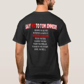 トムのemmerに対するサービス産業労働者 tシャツ (裏面)