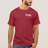 トムのTシャツ Tシャツ (正面)