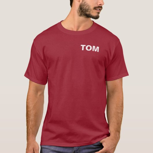 トムのTシャツ Tシャツ (正面)