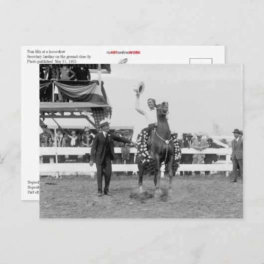 トムは人混みに波を混ぜる ポストカード (正面/裏面)