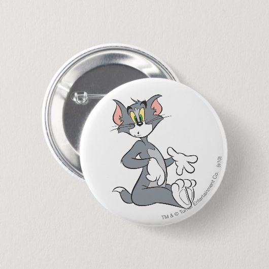 トムは混乱した 缶バッジ (正面&裏面)