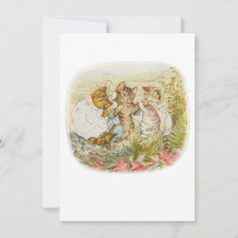 トムキッテンヴィンテージイラストレーション サンキューカード