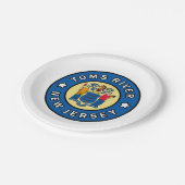 トムズリバーニュージャージー ペーパープレート (アングル)