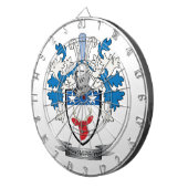 トムソンの家紋の紋章付き外衣 ダーツボード (正面右)
