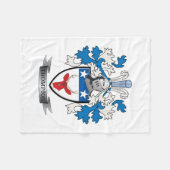 トムソンの家紋の紋章付き外衣 フリースブランケット (正面(横))