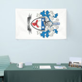 トムソンの家紋の紋章付き外衣 横断幕 (トレードショー)