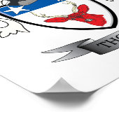 トムソン家紋コートオブアームズ ポスター (角)