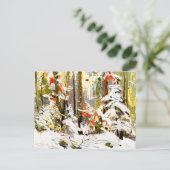 トムソン – ウッドインテリア、冬 ポストカード (スタンド正面)