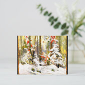 トムソン – ウッドインテリア、冬 ポストカード (スタンド正面)