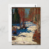 トムソン – モワットロッジの後ろの道–1917 ポストカード (正面/裏面)