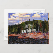 トムソン - レイクサイド、春、アルゴンキン公園 ポストカード (正面/裏面)