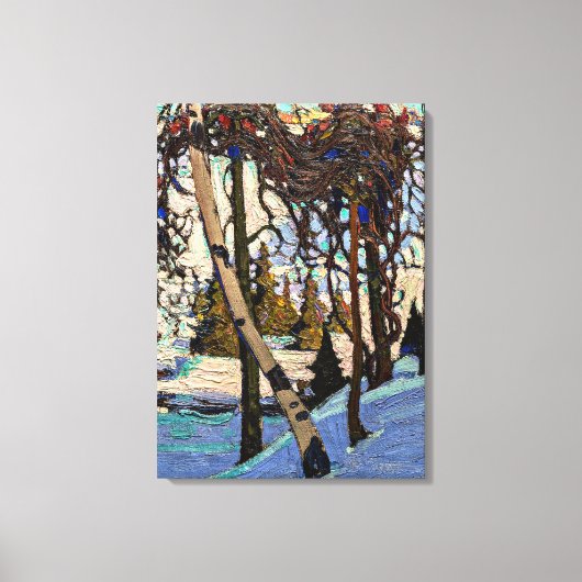 トムソン – 早雪 キャンバスプリント (正面)