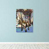 トムソン – 早雪 キャンバスプリント (インサイチュ (ウッドフロア))