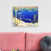 トムソン – 春素晴らしアイス人気がある絵を描、 キャンバスプリント (インサイチュ (リビング))