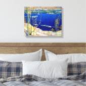 トムソン – 春素晴らしアイス人気がある絵を描、 キャンバスプリント (インサイチュ (寝室))